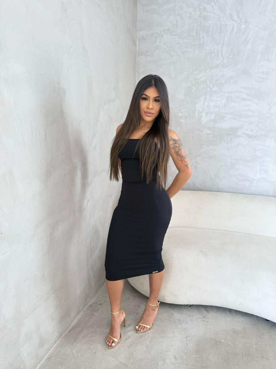 Vestido mídi BLESSMIH