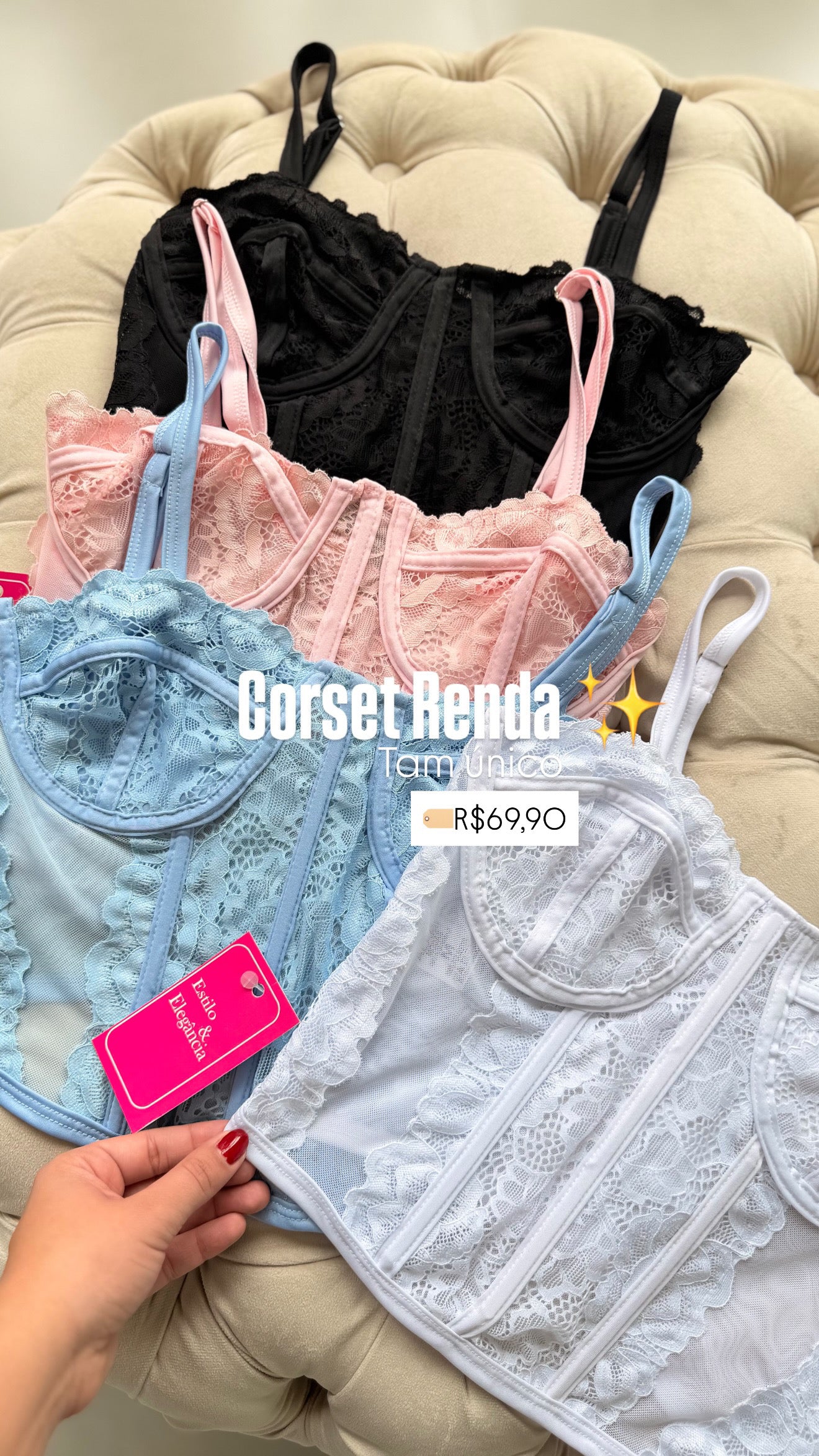 Corset renda