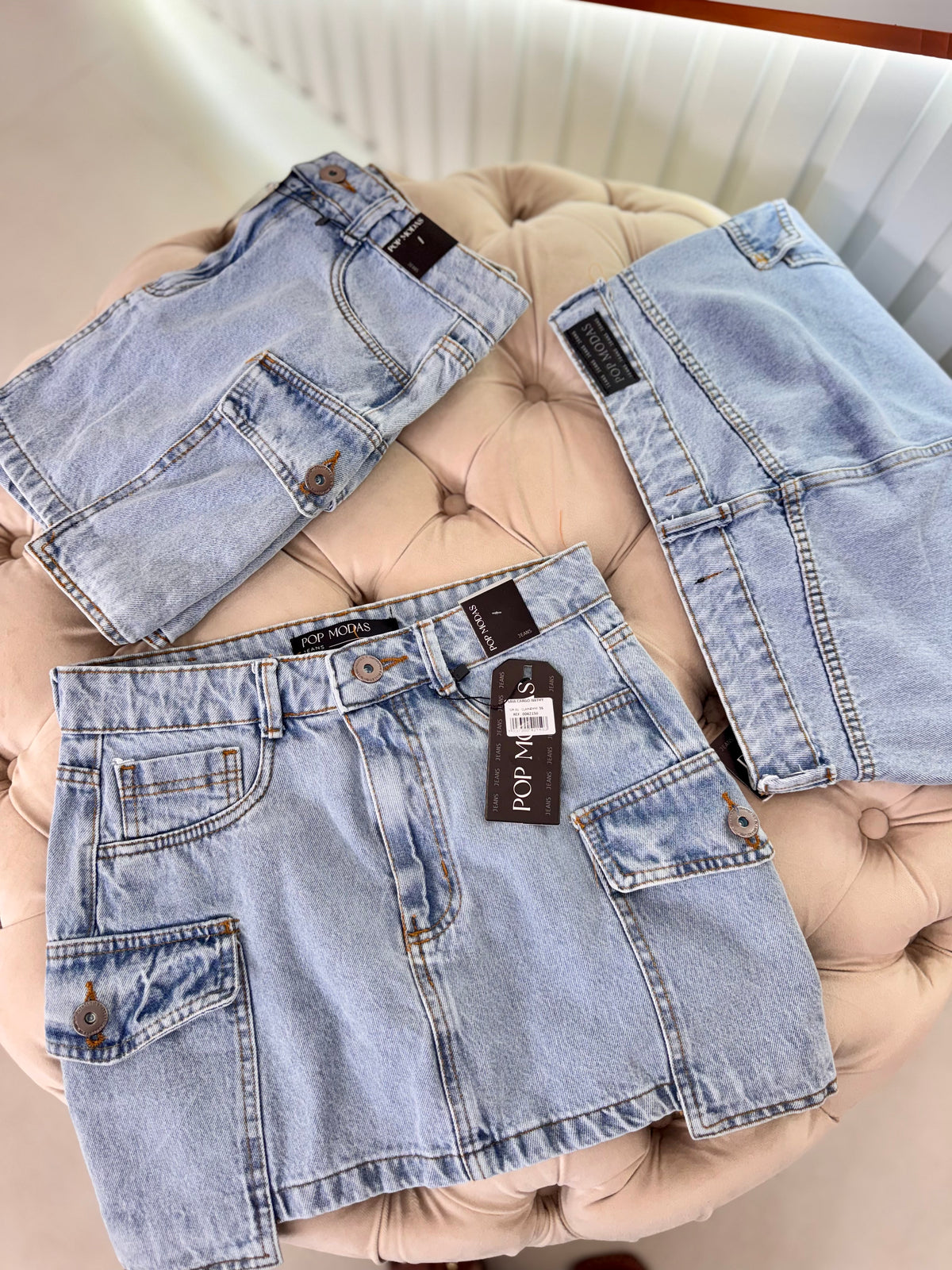 Saia jeans