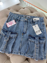 Saia cargo bolsos frontal