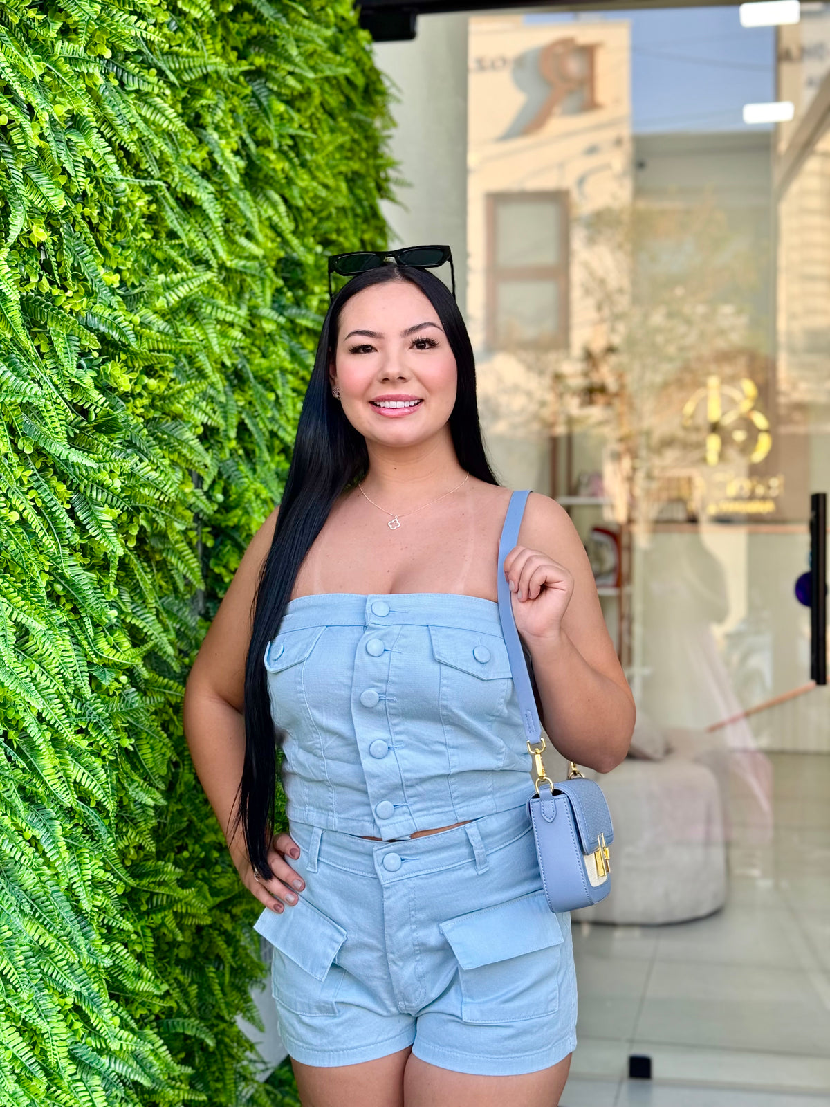 Conjunto jeans cargo