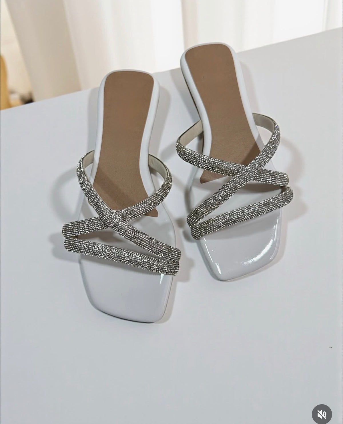 Rasteirinha Shine prata