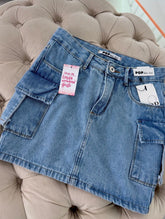 Saia jeans cargo